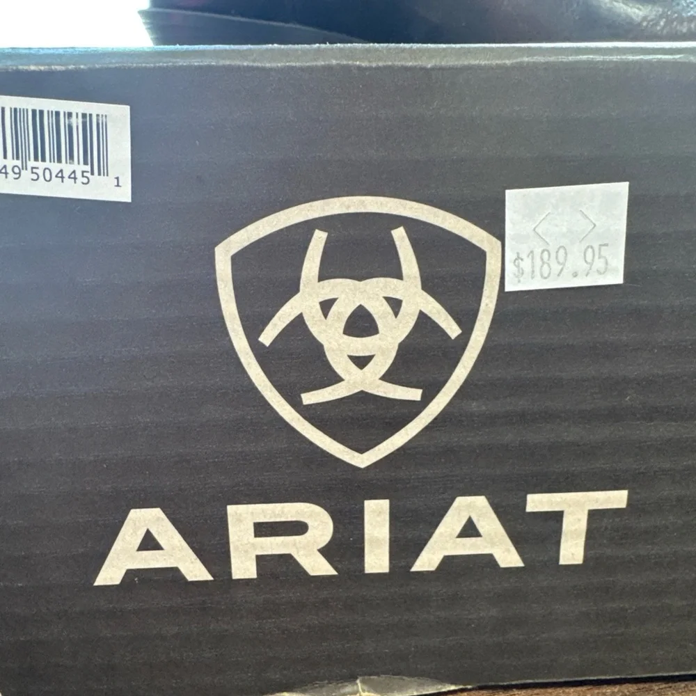 Ariat Women’s Chocolate Chip Embroidered Western Boots size 9.5 like new - Picture 6 of 8